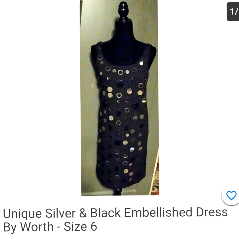 Worth New York Embellished Cocktail Dress